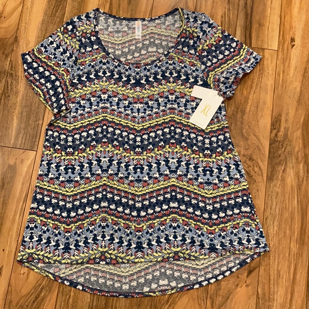 LuLaRoe classic tee.  Mickey Mouse XL NWT